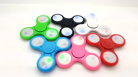 LED Fidget Spinner w/ Select Button - WholesaleVapor.com