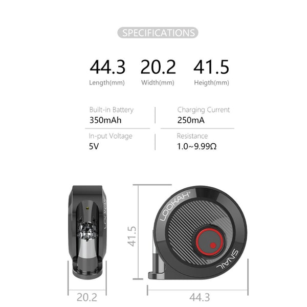 Lookah Snail Device - WholesaleVapor.com