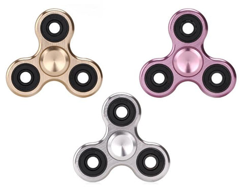 Metallic Tri Fidget Spinners - WholesaleVapor.com