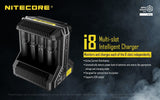 Nitecore i8 Multi-Slot Intelligent Charger - WholesaleVapor.com