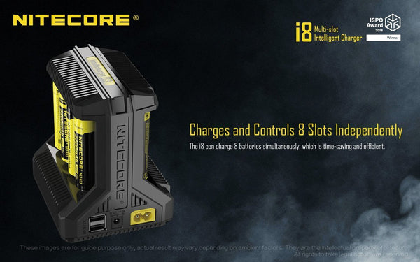 Nitecore i8 Multi-Slot Intelligent Charger - WholesaleVapor.com