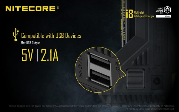 Nitecore i8 Multi-Slot Intelligent Charger - WholesaleVapor.com