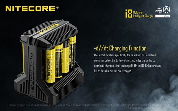 Nitecore i8 Multi-Slot Intelligent Charger - WholesaleVapor.com