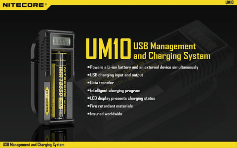 Nitecore UM10 Charger - WholesaleVapor.com