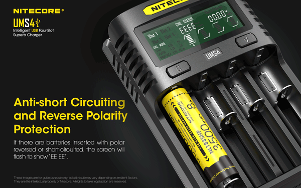 Nitecore UMS4 Intelligent USB Four-Slot Superb Charger - WholesaleVapor.com