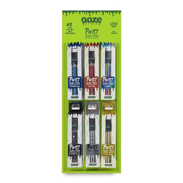 OOze Twist Slim Pen Display 48ct - WholesaleVapor.com