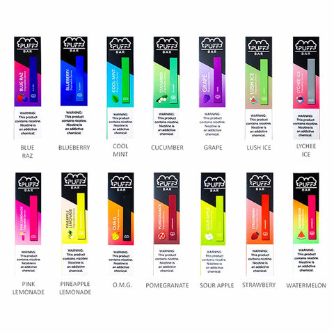 Puff Bar Disposable 2% & 5% (Sold Individually) - WholesaleVapor.com