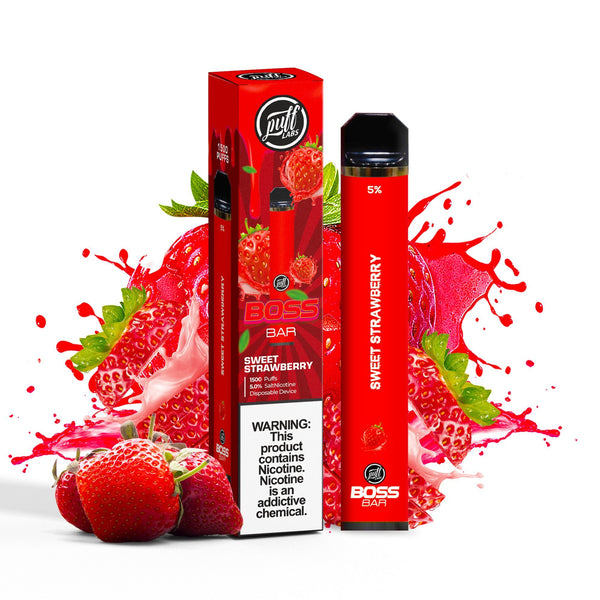 Puff BOSS Bar Disposable 5% - 1500 Puff - WholesaleVapor.com