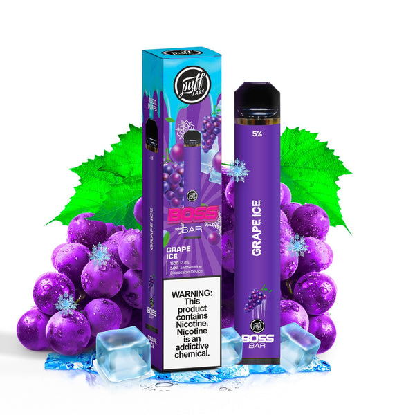 Puff BOSS Bar Disposable 5% - 1500 Puff - WholesaleVapor.com
