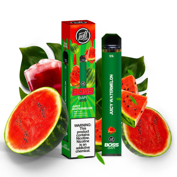Puff BOSS Bar Disposable 5% - 1500 Puff - WholesaleVapor.com