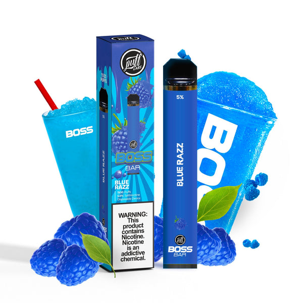 Puff BOSS Bar Disposable 5% - 1500 Puff - WholesaleVapor.com
