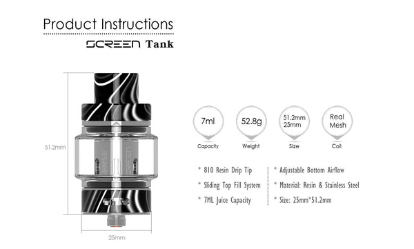 Sense Screen Tank - WholesaleVapor.com