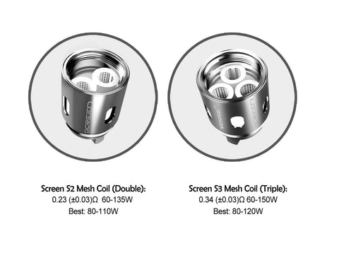 Sense Screen Tank Mesh Coils - 3 Pack - WholesaleVapor.com