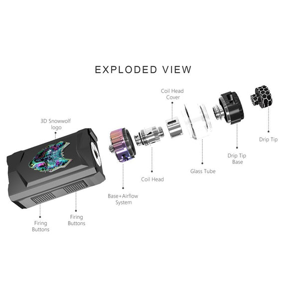 Sigelei Snowwolf Mfeng Baby Starter Kit - WholesaleVapor.com