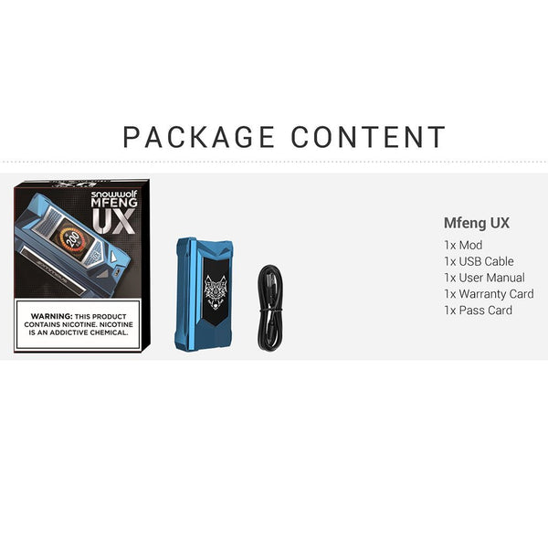 Sigelei Snowwolf Mfeng UX Mod - WholesaleVapor.com