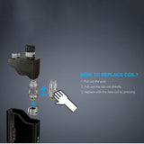 Sigelei SnowWolf WOCKET Pod System (Pod & Mod Sold Together,Packaged Separately) - WholesaleVapor.com