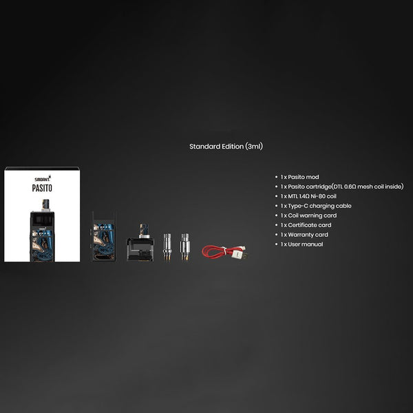 Smoant Pasito Pod Starter Kit - New Colors - WholesaleVapor.com