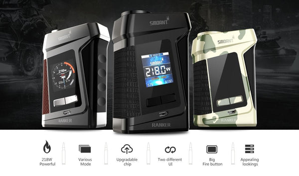 Smoant Ranker TC 218W Box Mod - WholesaleVapor.com