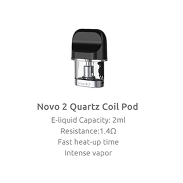 Smok NOVO 2 Replacement Pods (3 Pack) - WholesaleVapor.com