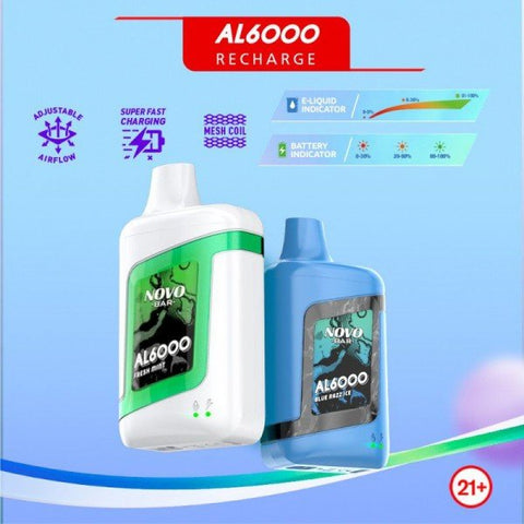 Smok Novo Bar AL6000 Disposable 5% - WholesaleVapor.com