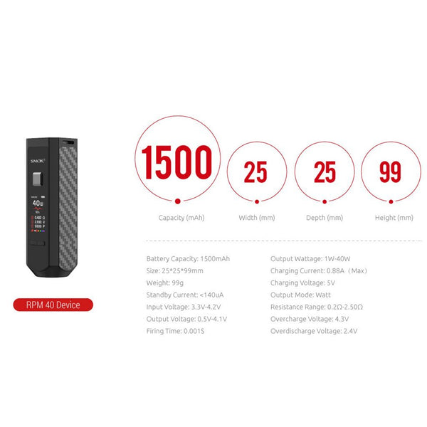 Smok RPM40 Pod Kit - WholesaleVapor.com