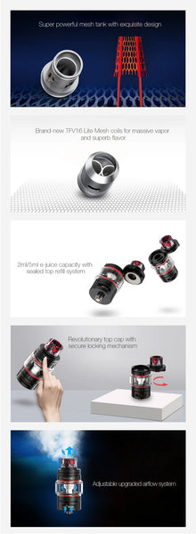 Smok TFV16 Lite Tanks - WholesaleVapor.com