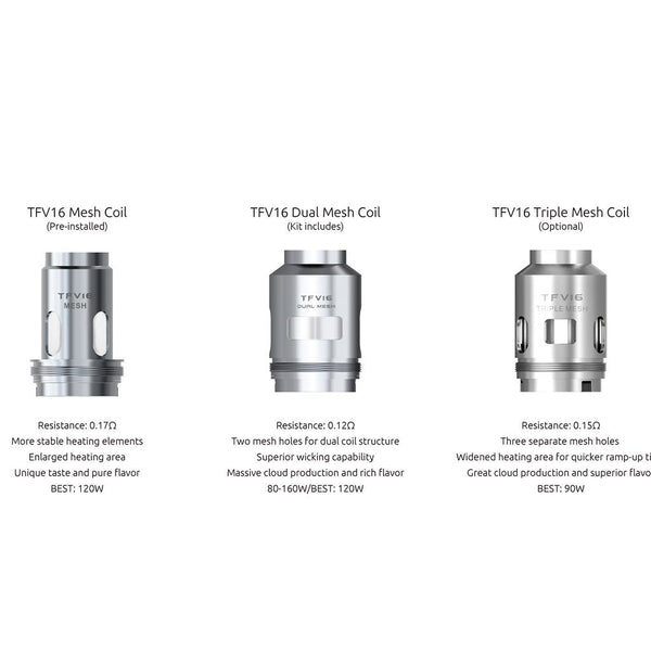 Smok TFV16 Mesh Coils (3 Pack) - WholesaleVapor.com