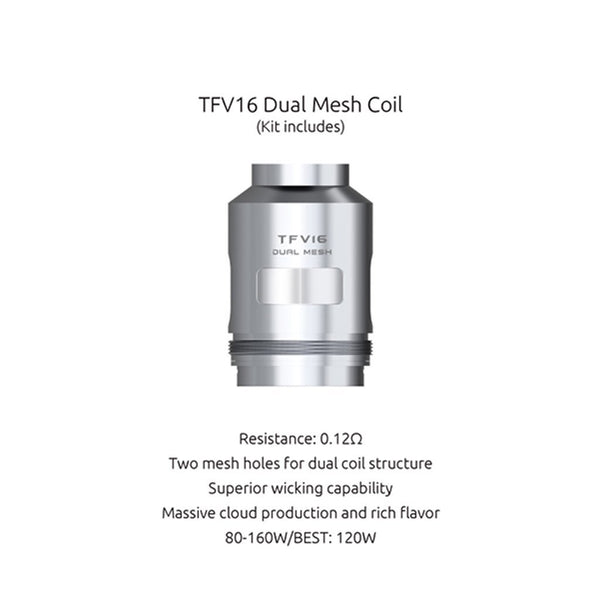 Smok TFV16 Mesh Coils (3 Pack) - WholesaleVapor.com