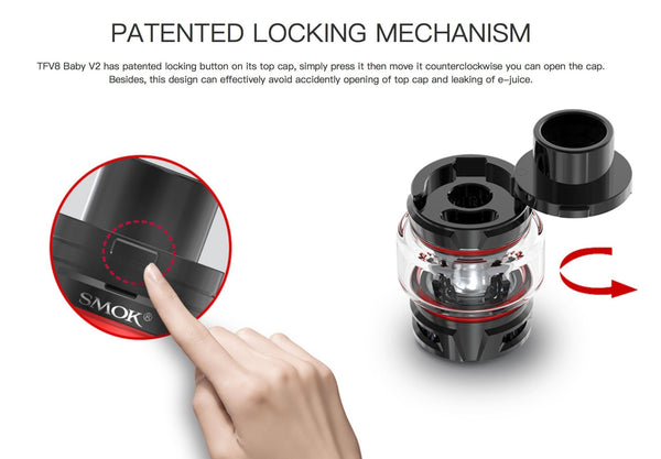 Smok TFV8 Baby V2 Sub Ohm Tank - WholesaleVapor.com