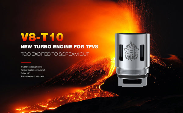 Smok TFV8-T10 Coils (3 pack) - WholesaleVapor.com