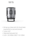Smok TFV8-T6 Sextuple Coil (3 pack) - WholesaleVapor.com
