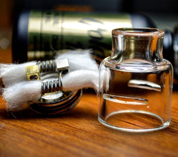 Trinity Competition Glass Cap (Fits Multiple RDAs) - WholesaleVapor.com