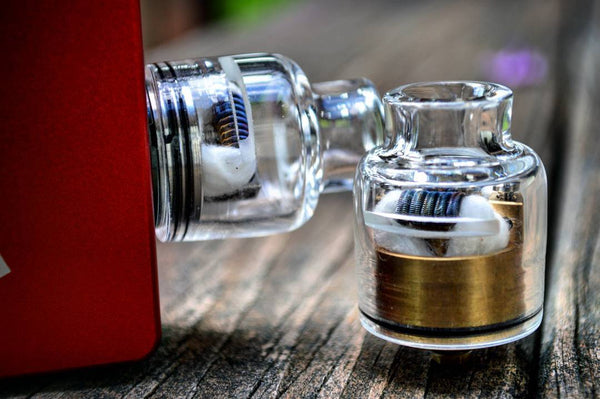 Trinity Competition Glass Cap (Fits Multiple RDAs) - WholesaleVapor.com