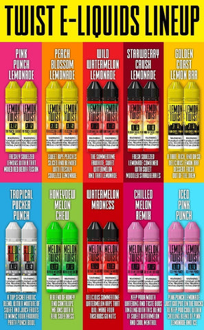 Twist Eliquid 120ml - (Twist-Honey Twist-Cookie Twist) New Flavors - WholesaleVapor.com