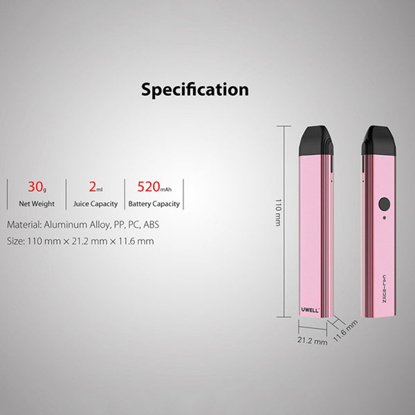 Uwell Caliburn Pod Kit (520mAh) - WholesaleVapor.com