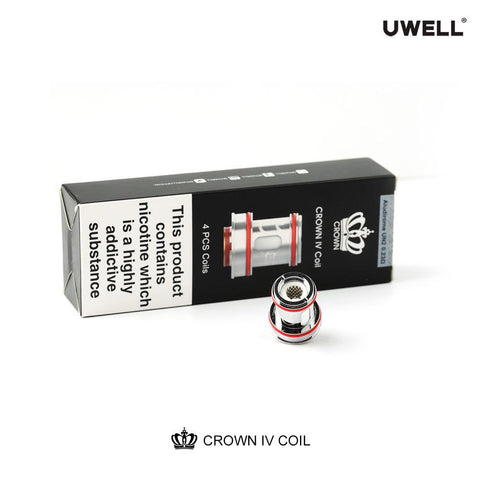 Uwell Crown 4 (IV) Replacement Coils - 4 Pack - WholesaleVapor.com