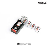 Uwell Crown 4 (IV) Replacement Coils - 4 Pack - WholesaleVapor.com