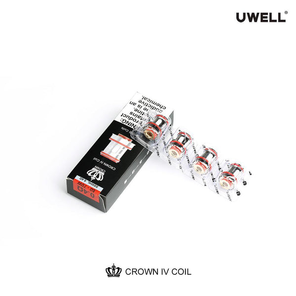 Uwell Crown 4 (IV) Replacement Coils - 4 Pack - WholesaleVapor.com