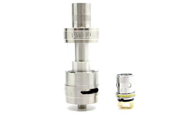 Uwell Rafale Sub-Ohm Tank (SS & Black) - WholesaleVapor.com
