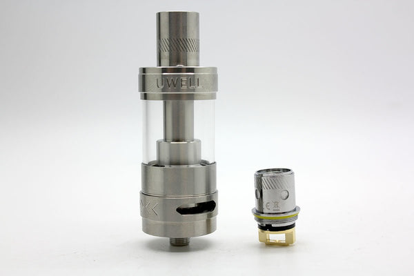 Uwell Rafale Sub-Ohm Tank (SS & Black) - WholesaleVapor.com