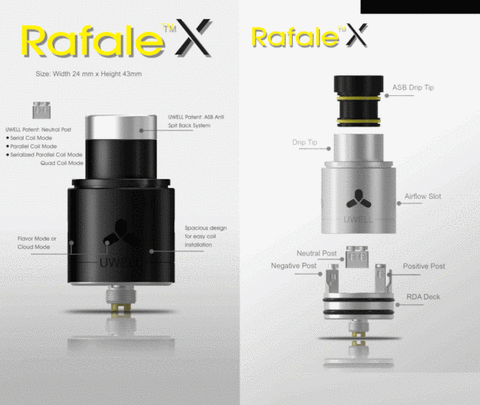 Uwell Rafale X RDA - WholesaleVapor.com
