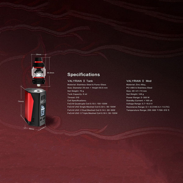 Uwell Valyrian II Starter Kit - WholesaleVapor.com