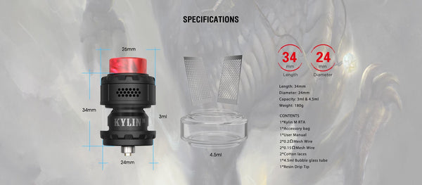 Vandy Vape KYLIN M RTA - WholesaleVapor.com
