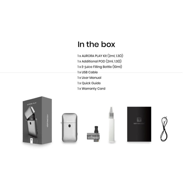 Vaporesso AURORA PLAY Kit - WholesaleVapor.com