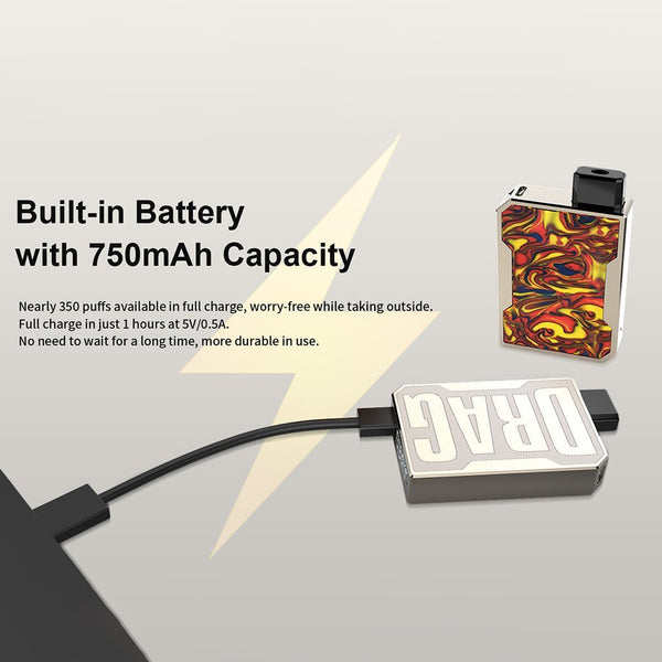 VooPoo DRAG NANO Pod Kit - Free 2 Pack Of Coils With Kit Purchase - WholesaleVapor.com