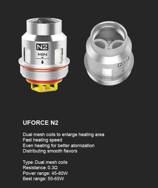 VooPoo Uforce N2 Replacement Coils - 5 Pack - WholesaleVapor.com