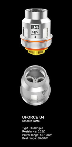 VooPoo Uforce U4 Replacement Coils - 5 Pack - WholesaleVapor.com