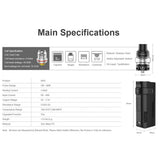 Wholesale Vapor Voopoo Rex Starter Kit Specifications 2