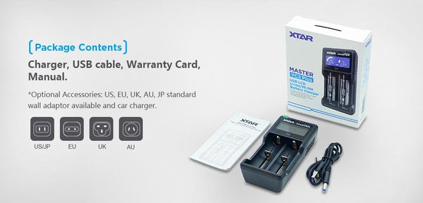 XTAR VC2 Plus Charger - WholesaleVapor.com