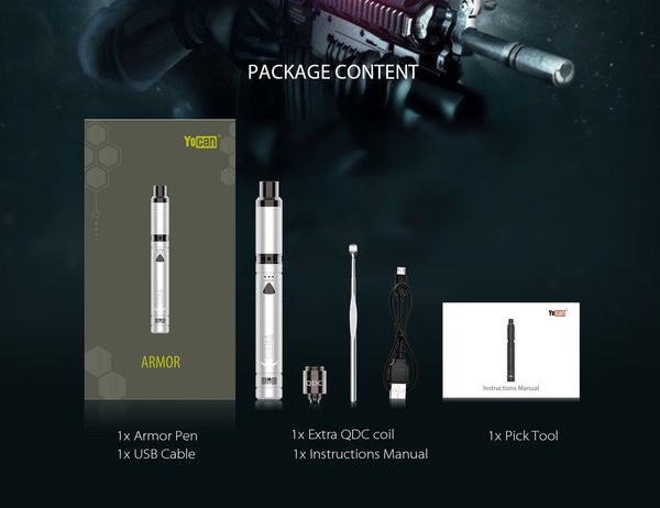 Yocan Armor Kit (380mAh) - WholesaleVapor.com